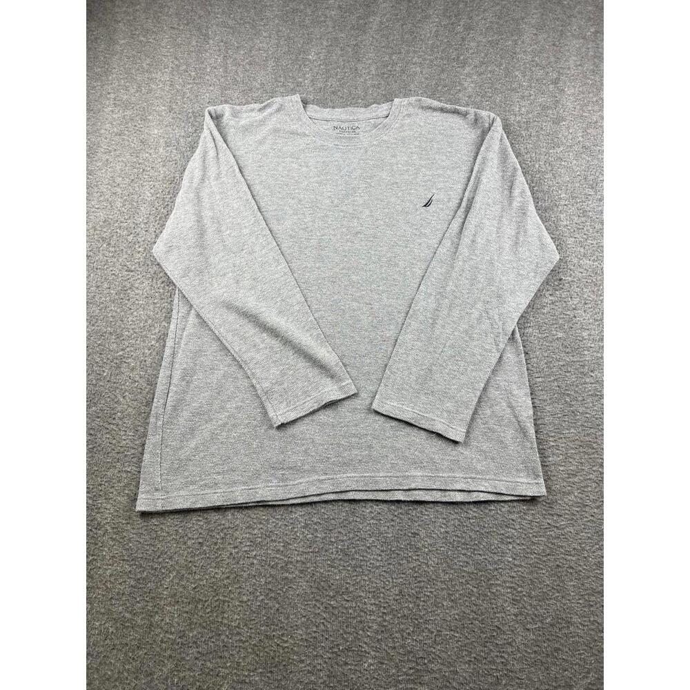 Nautica Men's‎ Long Sleeve Sleepwear Top Gray Size Large